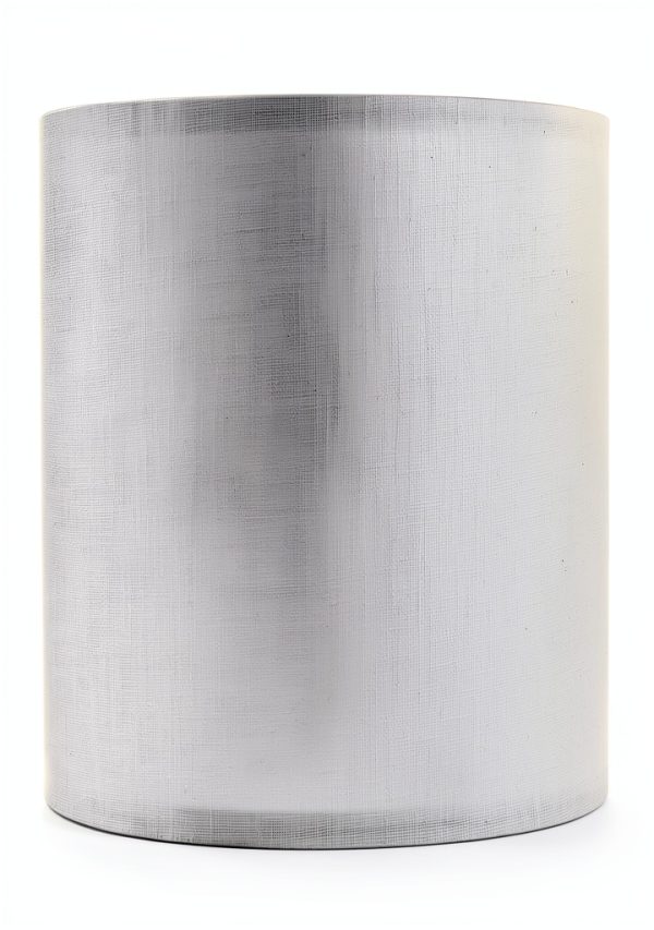 GO&SO Tall Drum Linen Lamp Shade White Texture Modern-1