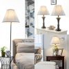 GO&SO Linen Lamp Shade Bell Shape Natural Fabric Table Floor-7