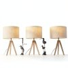 Koorle Linen Lamp Shade Beige Modern Wall Mount Lined-2