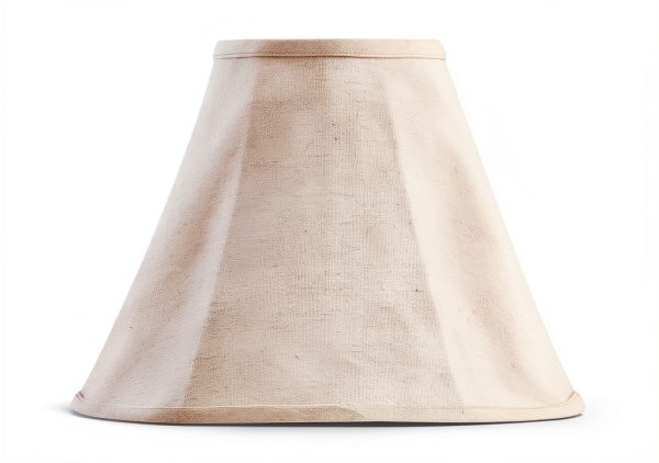 GO&SO Linen Lamp Shade Bell Shape Natural Fabric Table Floor-1
