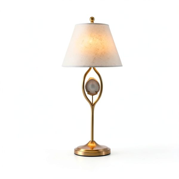 WOLEILEJIN Beige Linen Lamp Shade Modern Spider Fit-2