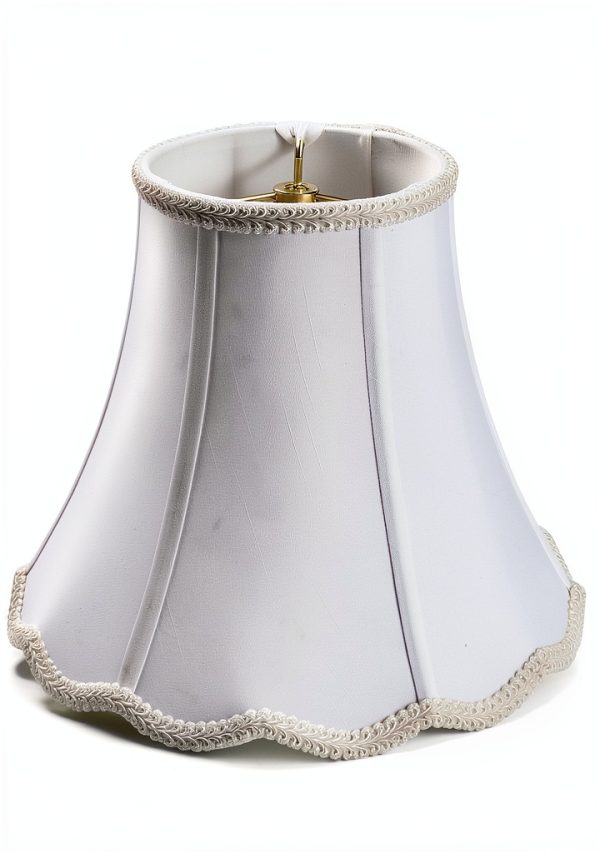 Saangseon White Lamp Shade Art Deco Style Polyester Fabric-3