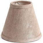 Urbanest Linen Lamp Shade Handmade Modern Checkered Oatmeal-0