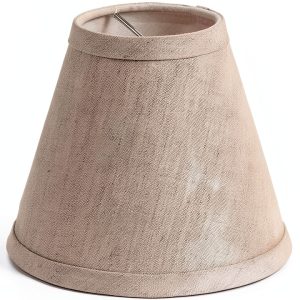 Urbanest Linen Lamp Shade Handmade Modern Checkered Oatmeal-0