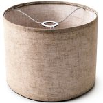 Linen Lamp Shade LEYINPEI Beige Modern Screw-on Lighting-0