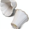 Saangseon White Lamp Shade Art Deco Style Polyester Fabric-4