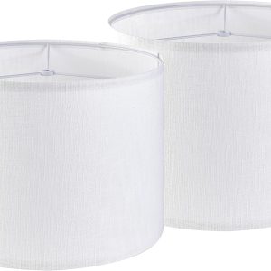 GO&SO Linen Drum Lamp Shade Spider Fitter Home Decor-0