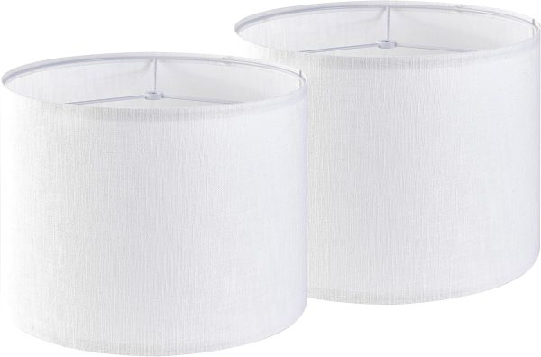 GO&SO Linen Drum Lamp Shade Spider Fitter Home Decor-0