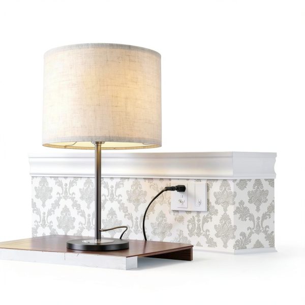 LEYINPEI Linen Lamp Shade Beige Modern Round Lined-4