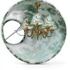 VIHOSE Clip On Lampshade French Toile Fabric Candle Bulb-6