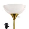 KK magsun White Plastic Mushroom Lamp Shade Durable Shatter-1
