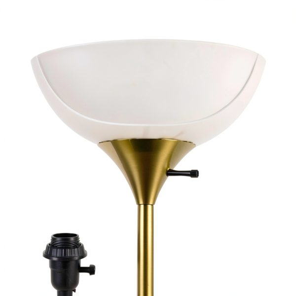 KK magsun White Plastic Mushroom Lamp Shade Durable Shatter-1
