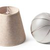 WOLEILEJIN Beige Linen Lamp Shade Modern Spider Fit-5
