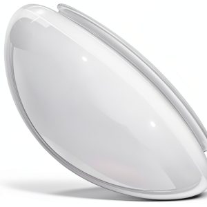 Satco Mushroom Glass Shade Replacement Modern White-0