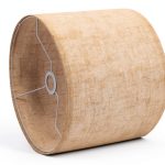 LEYINPEI Linen Lamp Shade Beige Modern Round Lined-0