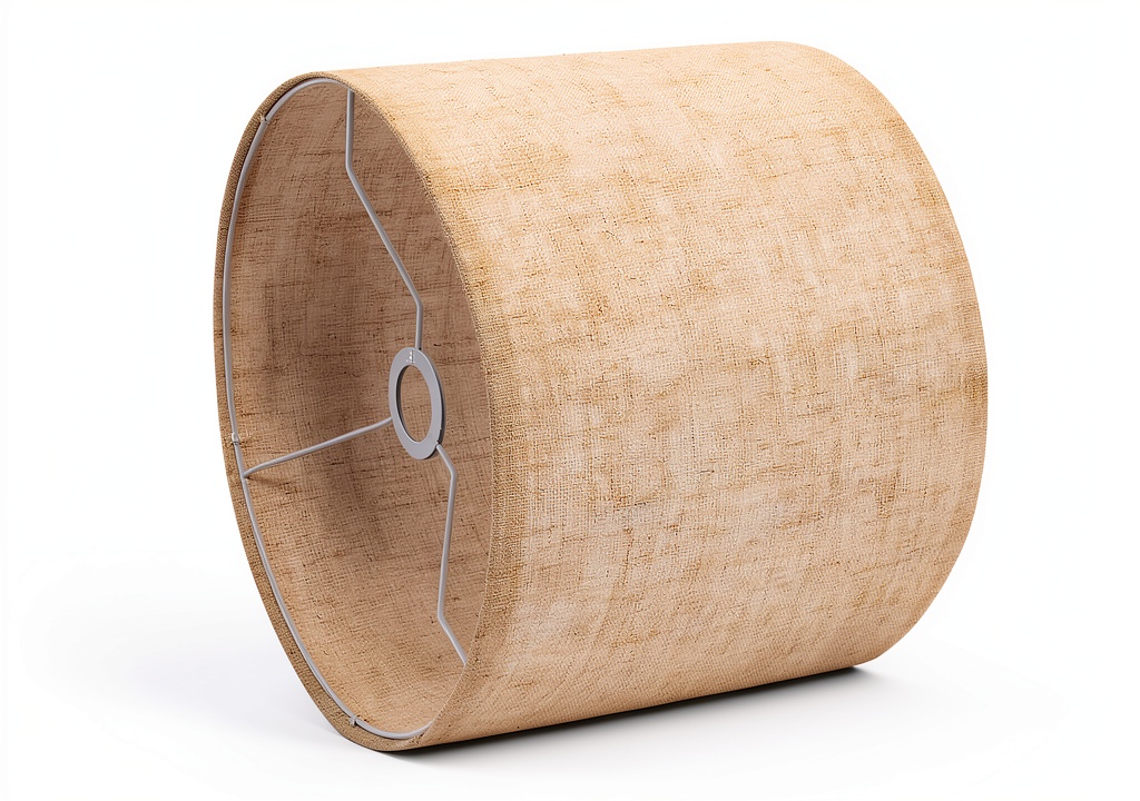 LEYINPEI beige linen lamp shade on a modern table lamp