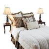 GO&SO Linen Lamp Shade Medium Rectangular Fabric Decor-6