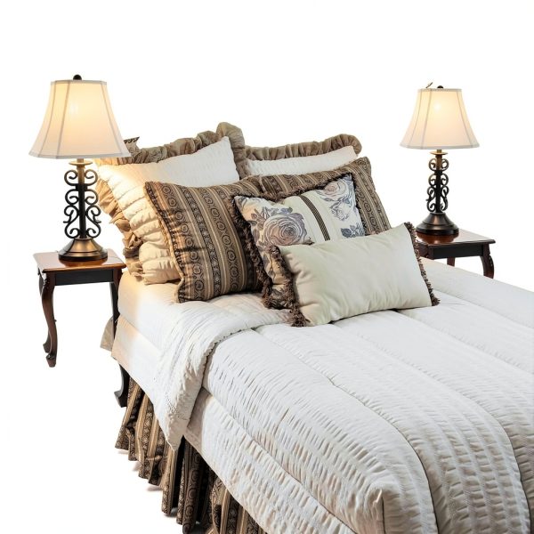 GO&SO Linen Lamp Shade Medium Rectangular Fabric Decor-6