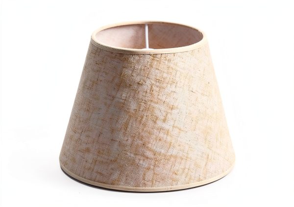 WOLEILEJIN Beige Linen Lamp Shade Modern Spider Fit-1