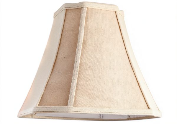 GO&SO Octagonal Fabric Lamp Shade Foldable Beige Replacement-1