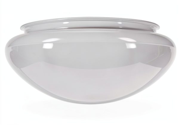Satco Mushroom Glass Shade Replacement Modern White-2