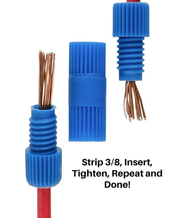 Posi Lock Electrical Connectors Red Insulated Copper-4
