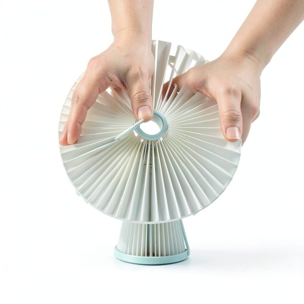 Luofulong Pleated Lamp Shade Foldable Plastic Retro Style-5