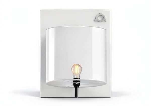 YoflowX Linen Drum Lampshade Modern Beige Floor Lamp-5