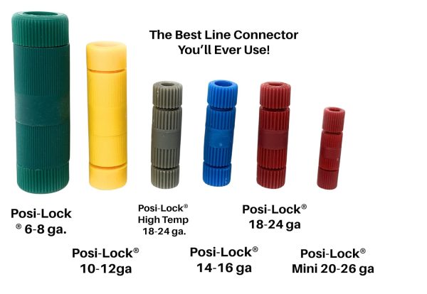 Posi Lock Electrical Connectors Red Insulated Copper-2