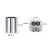 Eowpower Wire Rope Crimping Loop Sleeves Aluminum 3/16 inch-1