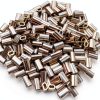 Wire Rope Crimping Loop Sleeves Silver Tone Aluminum-0