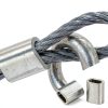 Copper Crimp Sleeve uxcell Wire Rope Ferrule-4