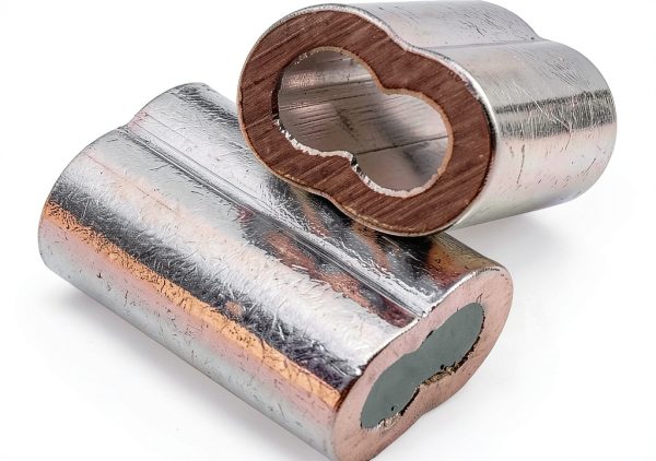 Wire Rope Crimping Loop Sleeves Silver Tone Aluminum-2