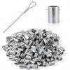 FOJOO Heavy-Duty Aluminum Crimp Sleeves 200pcs-0