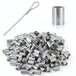 FOJOO Heavy-Duty Aluminum Crimp Sleeves 200pcs-0