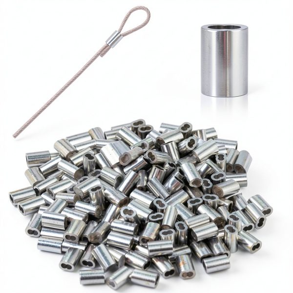 FOJOO Heavy-Duty Aluminum Crimp Sleeves 200pcs-0