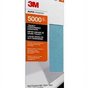 3M Trizact 3-2/3" x 9" 5000 Grit Fine Sandpaper for Sander Blocks-0