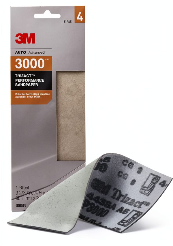3M Trizact 3-2/3" x 9" 5000 Grit Fine Sandpaper for Sander Blocks-1